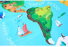 Magnetic World Map Wall Sticker-Eco Friendly, Ormond, Stock, Wall & Ceiling Stickers, World & Nature-Learning SPACE