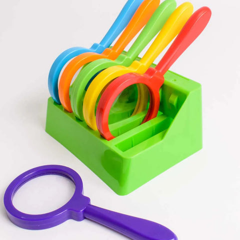Magnifiers with Stand Set of 6-Early Science,EDUK8,Nature,Nature Learning Environment,Science,Science Activities,World & Nature-Learning SPACE