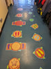 Main Sensory Pathway Pack: 20-30m-Dropship,Movement Breaks,Sensory Flooring,Sensory Paths,Stock-Learning SPACE