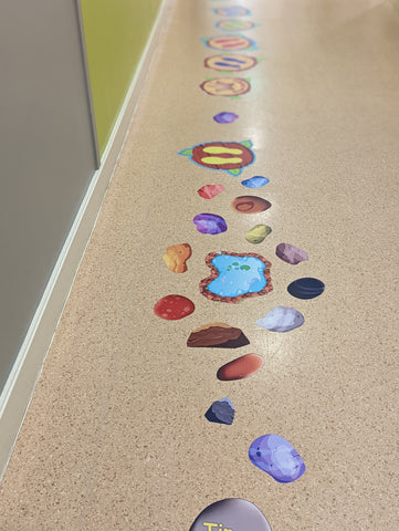 Main Sensory Pathway Pack: 20-30m-Dropship,Movement Breaks,Sensory Flooring,Sensory Paths,Stock-Learning SPACE