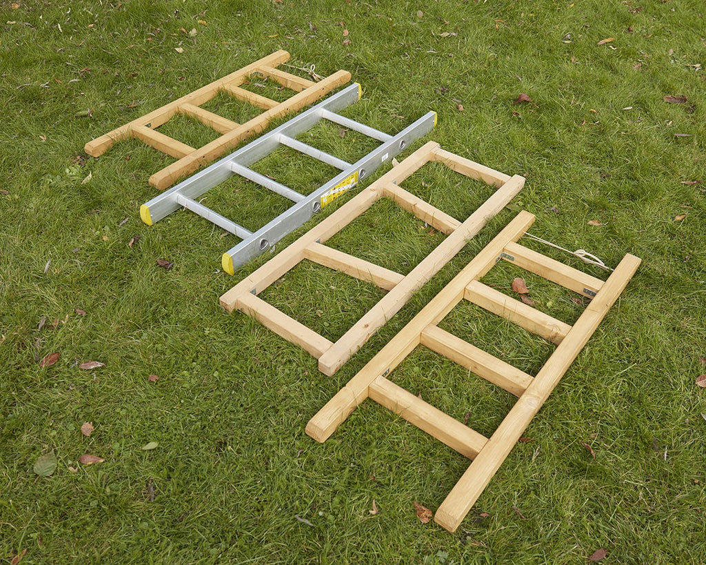Many Ladders Set (4Pk)-Cosy Direct,Cosy Outdoor,Den Accessories,Den Making Materials,Outdoor Climbing Frames,Outdoor Play,Outdoor Toys & Games,Sensory Dens-Learning SPACE