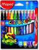 Maped Color'peps Jungle Colour Markers - Pk 12-Art Materials,Arts & Crafts,Back To School,Drawing & Easels,Early Arts & Crafts,Maped Stationery,Primary Arts & Crafts,Stock-Learning SPACE