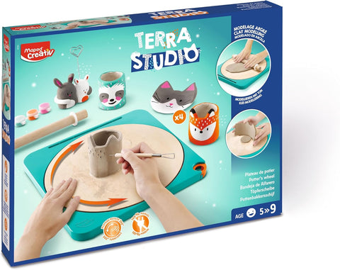 Maped Creativ Terra Studio – Pottery Kit for Kids-Art Materials,Art Pack,Arts & Crafts,Maped Stationery,Primary Arts & Crafts-Learning SPACE