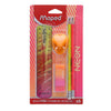 Maped Neon 5-Piece Stationery Kit-Back To School,Maped Stationery,Pens & Pencils,Stationery-Learning SPACE