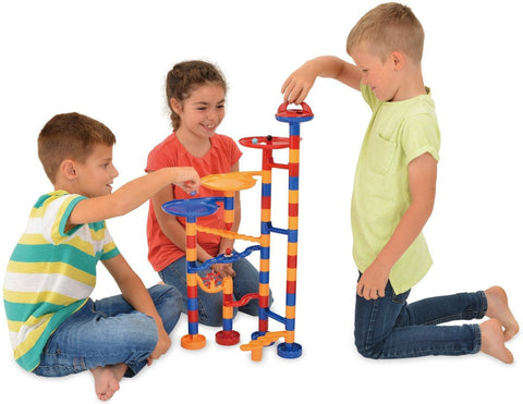 Marble Run Racer Set - Build Exciting and Customisable Racing Tracks-Cause & Effect Toys,Engineering & Construction,Galt,Gifts for 5-7 Years Old,S.T.E.M,Stock,Tracking & Bead Frames-Learning SPACE