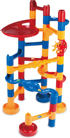 Marble Run - Super Set: 60-Piece Building Fun for Kids-Additional Need,Cause & Effect Toys,Engineering & Construction,Fine Motor Skills,Galt,Gifts for 5-7 Years Old,Learning Activity Kits,Maths,Primary Maths,S.T.E.M,Shape & Space & Measure,Stacking Toys & Sorting Toys,Stock,Tracking & Bead Frames-Learning SPACE