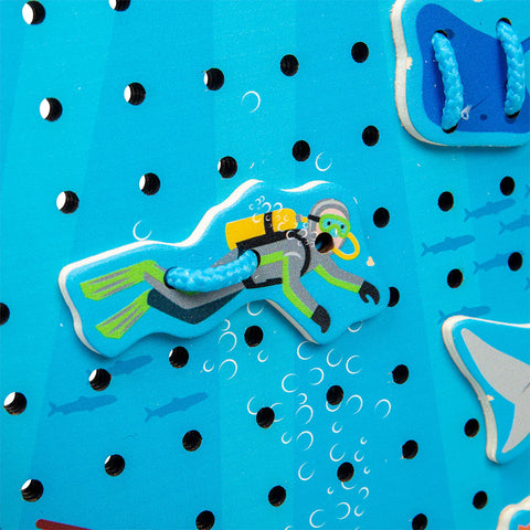 Marine Lace-A-Shape-Bigjigs Toys,Early years Games & Toys,Fine Motor Skills,Games & Toys,Lacing,SCOTEXCEL-Learning SPACE