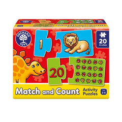 Match and Count - Jigsaw-13-99 Piece Jigsaw, Counting Numbers & Colour, Early years Games & Toys, Early Years Maths, Learning Activity Kits, Maths, Orchard Toys, Primary Games & Toys, Primary Maths-Learning SPACE