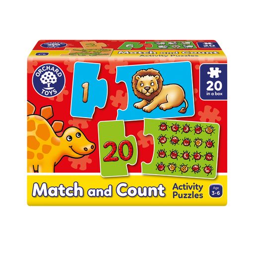 Match and Count - Jigsaw-13-99 Piece Jigsaw,Counting Numbers & Colour,Dyscalculia,Early years Games & Toys,Early Years Maths,Games & Toys,Learning Activity Kits,Maths,Maths Toys,Orchard Toys,Primary Games & Toys,Primary Maths-Learning SPACE