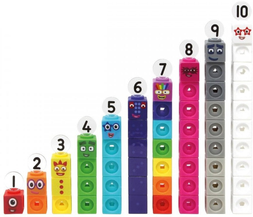 MathLink® Cubes Numberblocks 1-10 Activity Set: Learn Through Play