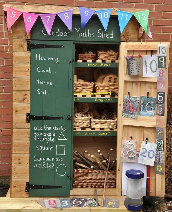 Maths - Outdoor Counting Shed-Cosy Direct,Cosy Outdoor,Sheds,Wellbeing Furniture-Learning SPACE