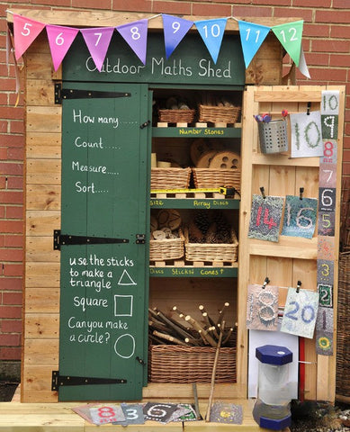 Maths - Outdoor Counting Shed-Cosy Direct,Cosy Outdoor,Sheds,Wellbeing Furniture-Learning SPACE
