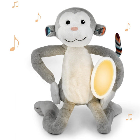 Max The Monkey - Nightlight with Soothing Melodies-Calmer Classrooms,Comfort Toys,Core Range,Helps With,Life Skills,Sleep Issues-Learning SPACE