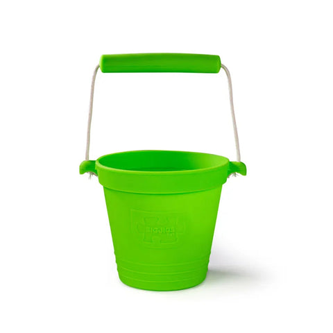 Meadow Garden Green Activity Bucket - Silicone-Baby Bath. Water & Sand Toys,Bigjigs Toys,Calmer Classrooms,Eco Friendly,Forest School & Outdoor Garden Equipment,Helps With,Messy Play,Outdoor Sand & Water Play,Pollination Grant,Sand,SCOTEXCEL,Seasons,Sensory Garden,Spring,Summer,Toy Garden Tools,Water & Sand Toys-Learning SPACE