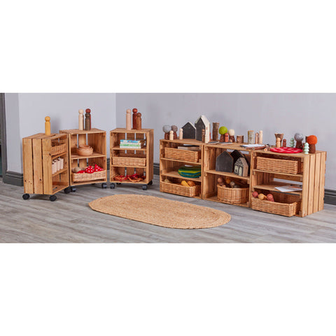 Medium Crate Shelving Set (3Pk)-Cosy Direct,Shelves,Storage,Wellbeing Furniture-Learning SPACE