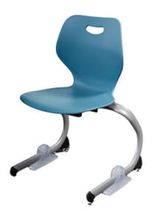 Medium Intellect Wave Rocker Chair-Classroom Chairs,KI Europe,Movement Chairs & Accessories,Rocking,Seating,Vestibular,Wellbeing Furniture-Surf's Up-Chrome-IntellectM-1-Learning SPACE