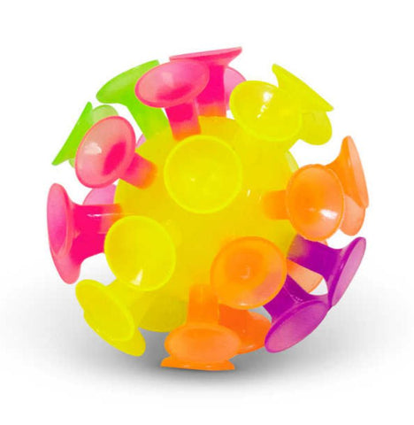 Mega Light Up Sucker Ball-Fidget,Games & Toys,Sensory Balls,Sensory Light Up Toys,Squishing Fidget,Stocking Stuffers,Visual Sensory Toys-Learning SPACE