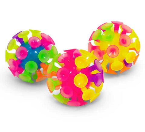 Mega Light Up Sucker Ball-Fidget,Games & Toys,Sensory Balls,Sensory Light Up Toys,Squishing Fidget,Stocking Stuffers,Visual Sensory Toys-Learning SPACE