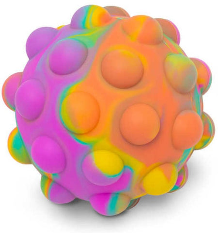 Mega Push Popper Fidget Ball 10cm-ADD/ADHD,Calmer Classrooms,Calming & Anxiety,Cause & Effect Toys,Fidget,Helps With,Neuro Diversity,Push Popper,Stocking Stuffers,Stress Relief,Tobar Toys,Toys for Anxiety-Learning SPACE