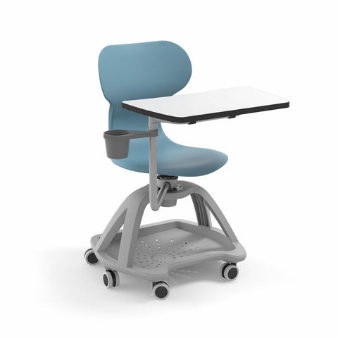 Mia Student Chair with Table-Classroom Chairs,Dropship,Dyslexia,Learning Difficulties,Movement Chairs & Accessories,Neuro Diversity,Seating,Wellbeing Furniture-Blue-LS1036A-Learning SPACE