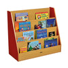 Milan Book Display Units-Bookcases,Classroom Displays,Classroom Furniture,Dropship,Milan,Shelves,Storage,Storage Bins & Baskets,Wellbeing Furniture-Red-KB1-ML020-08/RED-Learning SPACE