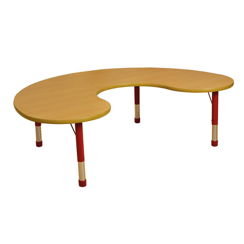 Milan Group Table-Classroom Table,Furniture,Height Adjustable,Horseshoe,Milan,Profile Education,Table,Wellbeing Furniture-Red-KB4-ML203-05-Learning SPACE