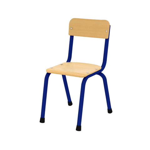 Milan Stackable Chairs-Classroom Chairs, Furniture, Profile Education, Seating, Wellbeing Furniture-Blue-4-6 Years-Learning SPACE