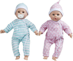 Mine to Love Twins Luke & Lucy Dolls-Dolls & Doll Houses, Gifts For 2-3 Years Old, Imaginative Play, Stock-Learning SPACE