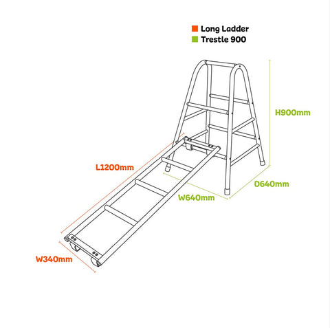 Mini Gym Set 3-Baby Climbing Frame,Baby Sensory Toys,Calmer Classrooms,Exercise,Outdoor Climbing Frames,Playground Equipment,Playmats & Baby Gyms,Stock-Learning SPACE