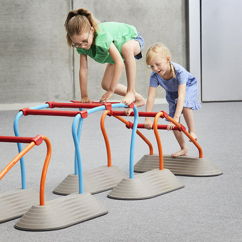 Mini Parkour Set-Additional Need, Balancing Equipment, Gonge, Gross Motor and Balance Skills, Helps With, Sensory Climbing Equipment, Stepping Stones, Strength & Co-Ordination-Learning SPACE