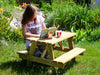 Mini Picnic Table-Dropship,Outdoor Furniture,Outdoor Seating,Picnic Table,Sensory Garden,Wooden Table-Learning SPACE