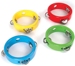 Mini Tambourine (Single) - Children's Musical Instrument-AllSensory,Baby Musical Toys,Baby Sensory Toys,Bigjigs Toys,Early Years Musical Toys,Gifts For 1 Year Olds,Music,Sensory Seeking,Sound Equipment,Stock-Learning SPACE