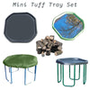Mini Tuff Tray Set - Includes Tray, Mirror, Stand, Cover and Construction Columns-Classroom Furniture,Classroom Resources,Cosy Direct,Messy Play,Sand & Water Trays,Tuff Tray-Learning SPACE