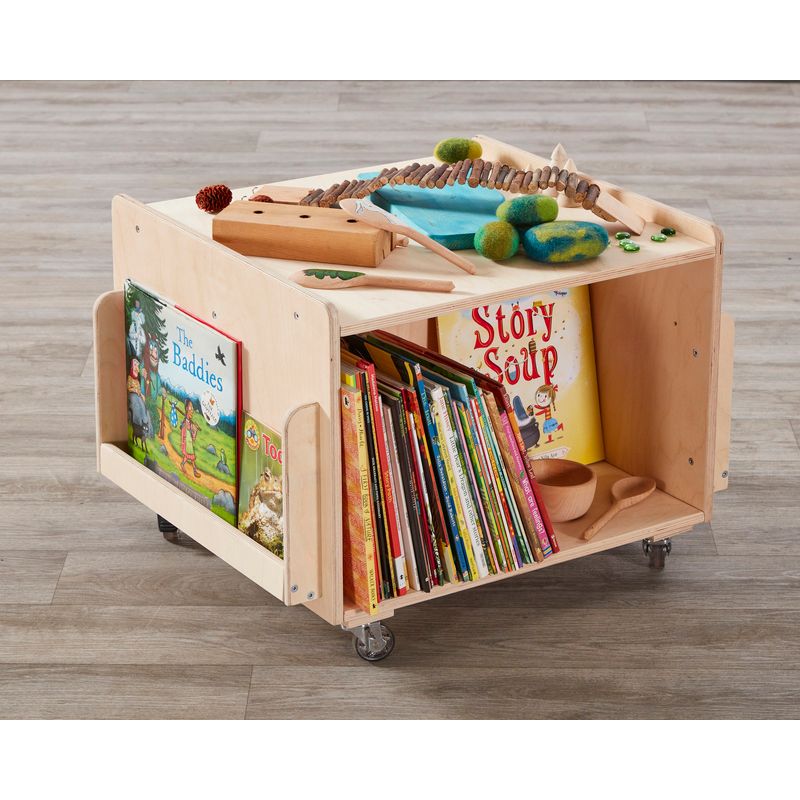 Mobile Book Tower-Cosy Direct,Storage,Trolleys,Wellbeing Furniture-Learning SPACE
