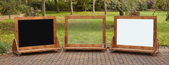 Mobile Chalkboard Easel-Arts & Crafts,Chalk,Cosy Direct,Cosy Outdoor,Drawing & Easels,Early Arts & Crafts,Primary Arts & Crafts,Storage,Trolleys,Wellbeing Furniture-Learning SPACE