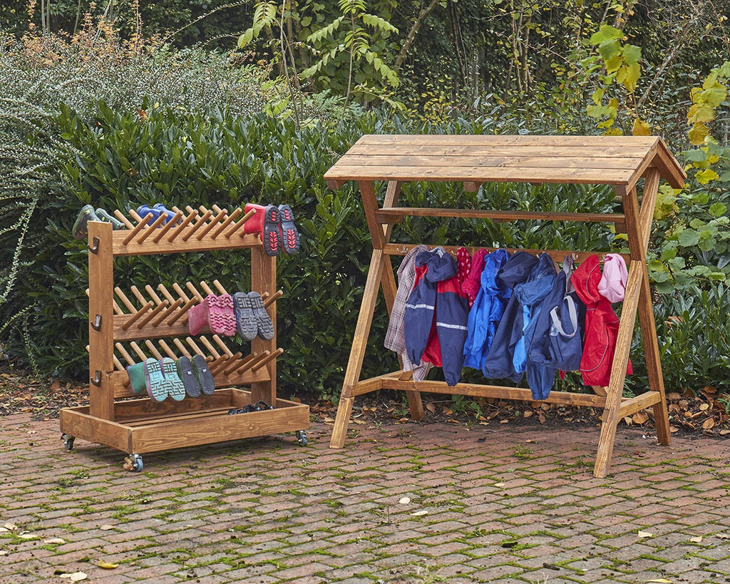 Mobile Clothing And Wellie Combi-Cloakroom, Cosy Direct, Storage, Trolleys, Wellbeing Furniture-Learning SPACE