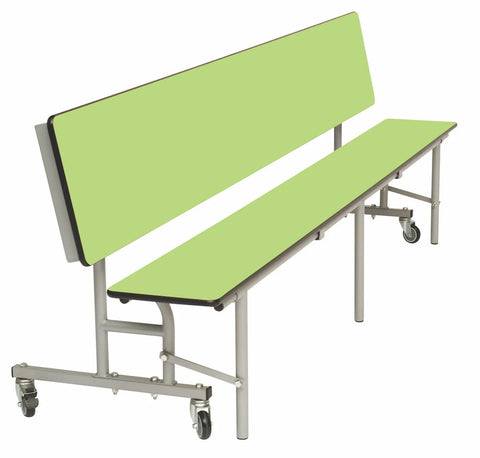 Mobile Convertible Mobile Folding Bench Unit - Age range 11+-Bench,Folding Table-Lime-9SLCB829-LI-Learning SPACE