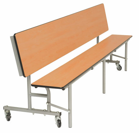 Mobile Convertible Mobile Folding Bench Unit - Age range 11+-Bench,Folding Table-Beech-9SLCB829-BE-Learning SPACE