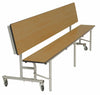 Mobile Convertible Mobile Folding Bench Unit - Age range 11+-Bench,Folding Table-Oak-9SLCB829-OA-Learning SPACE
