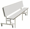 Mobile Convertible Mobile Folding Bench Unit - Age range 5-11-Bench,Folding Table-White-9SLCB827-WH-Learning SPACE