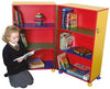 Mobile Fold Away Bookcase-Bookcases,Classroom Furniture,Furniture,Profile Education,Reading Area,Storage,Trolleys,Wellbeing Furniture-Learning SPACE