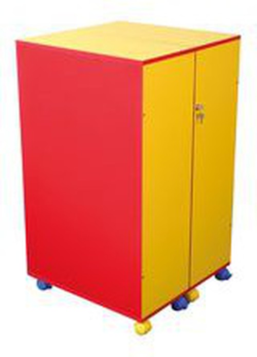 Mobile Fold Away Bookcase-Bookcases,Classroom Furniture,Furniture,Profile Education,Reading Area,Storage,Trolleys,Wellbeing Furniture-Learning SPACE