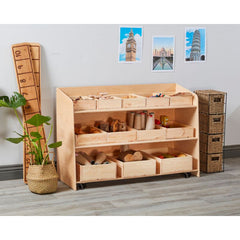 Mobile Healdswood Shelf-Cosy Direct,Shelves,Storage,Trolleys,Wellbeing Furniture-Learning SPACE