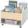 Mobile Kinderbox - Book Storage-Calmer Classrooms,Classroom Displays,Dropship,Helps With,Reading Area,Storage,Thrifty,Trolleys,Wellbeing Furniture-Learning SPACE