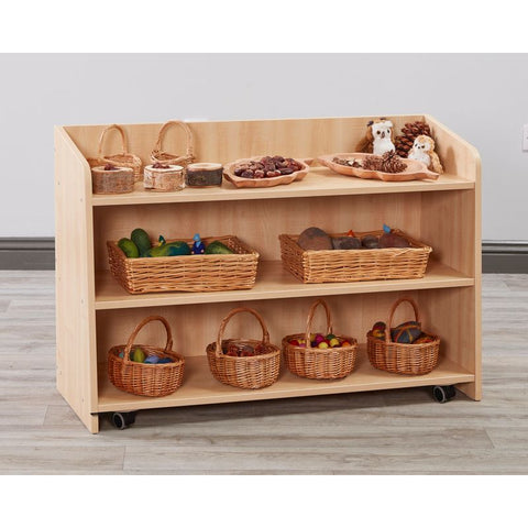 Mobile Shire Shelf Unit-Cosy Direct,Shelves,Storage,Trolleys,Wellbeing Furniture-Learning SPACE