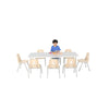 Modern Thrifty Rectangular Table - 4/6/8 Seater Options-Classroom Table,Dropship,Furniture,Height Adjustable,Profile Education,Rectangular,Table,Thrifty,Wellbeing Furniture-Learning SPACE