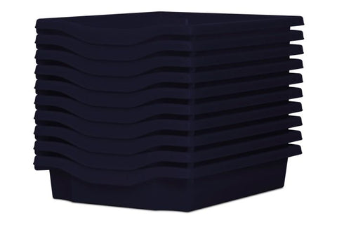Monarch Trays Multi Packs-Dropship,Monarch UK,Trays-Single (10Pack)-Dark Blue-MT001SET10CDARKBLUE-Learning SPACE