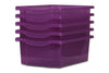Monarch Trays Multi Packs-Dropship,Monarch UK,Trays-Double (5 Pack)-Violet Tint-MT002SET5CVIOLETTINT-Learning SPACE