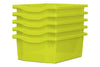 Monarch Trays Multi Packs-Dropship,Monarch UK,Trays-Double (5 Pack)-Lime-MT002SET5CLIME-Learning SPACE