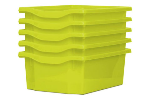 Monarch Trays Multi Packs-Dropship,Monarch UK,Trays-Double (5 Pack)-Lime-MT002SET5CLIME-Learning SPACE